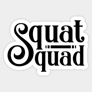 Squat Squad Sticker